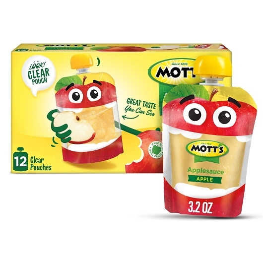 Mott's As Apple H Pkx 3.2 Ounce Size - 48 Per Case.