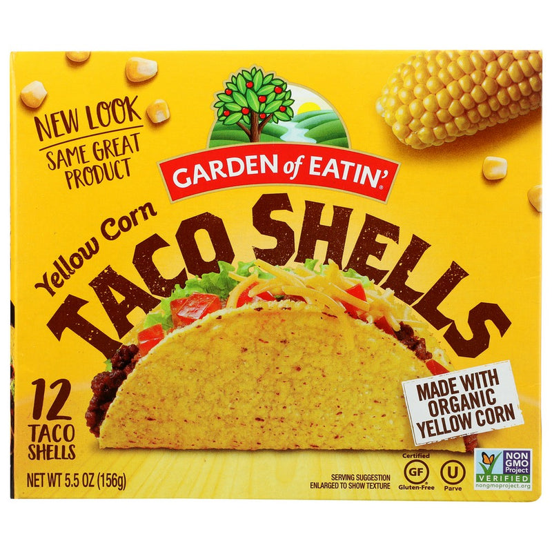 Garden Of Eatin Taco Shell Yellow - 6 Ounce, Case of 12