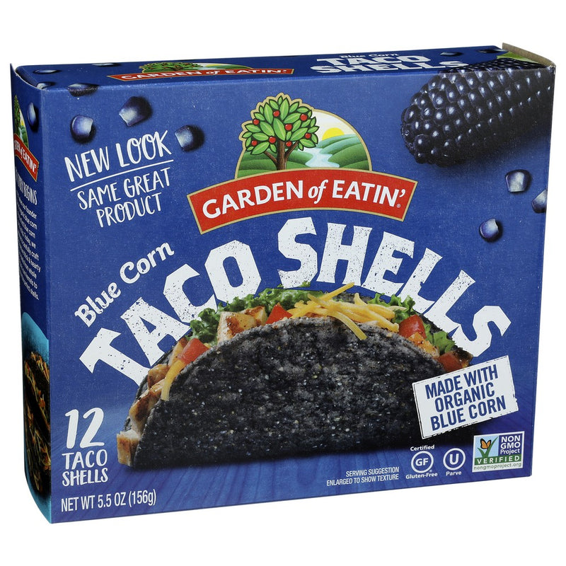 Garden Of Eatin Taco Shell Blue - 6 Ounce, Case of 12