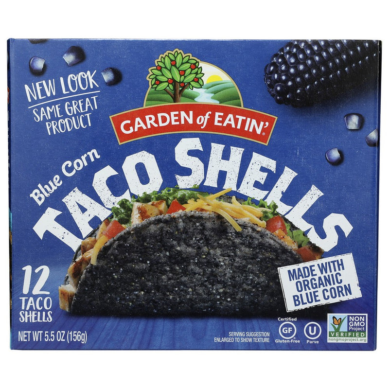 Garden Of Eatin Taco Shell Blue - 6 Ounce, Case of 12