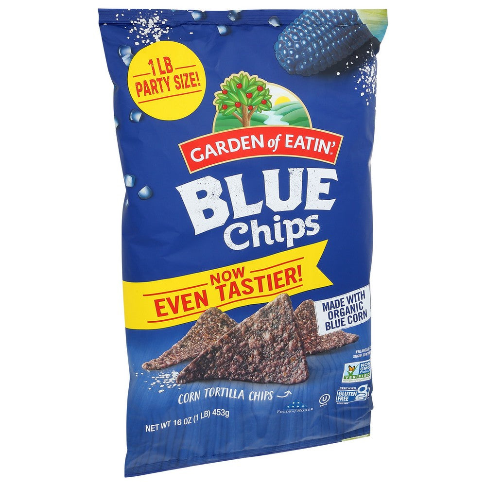 Garden Of Eatin'® G02830, Garden Of Eatin' Blue Corn Tortilla Chips Party Size, 16 Oz.,  Case of 12