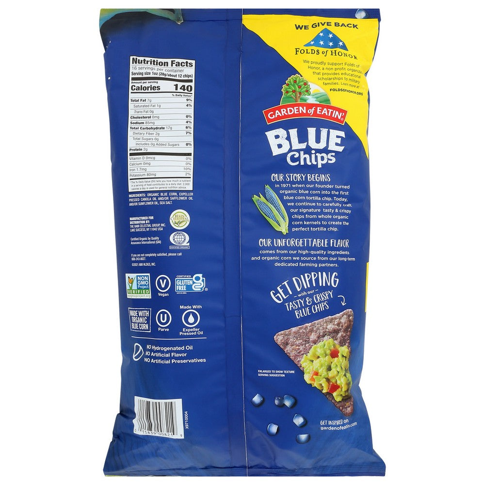 Garden Of Eatin'® G02830, Garden Of Eatin' Blue Corn Tortilla Chips Party Size, 16 Oz.,  Case of 12