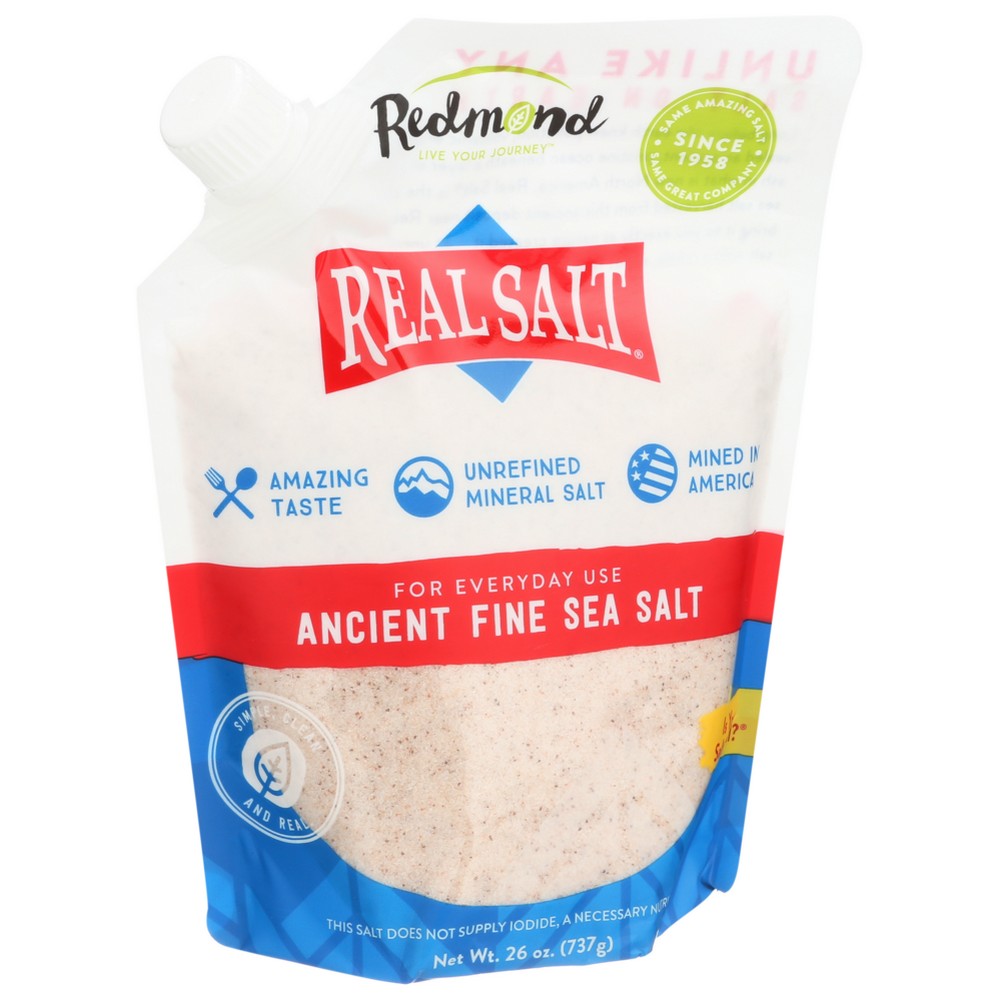 Redmond Realsalt Stndup Pouch W Spout - 26 Ounce,  Case of 6