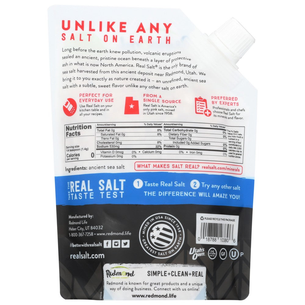 Redmond Realsalt Groundr Salt Course - 16 Ounce,  Case of 6