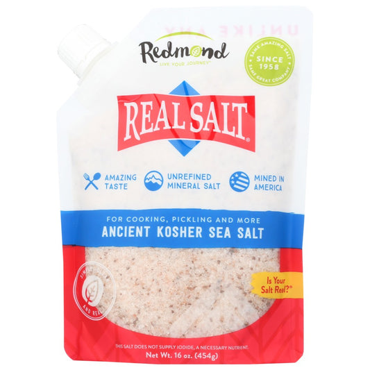 Redmond Realsalt Sea Kosher - 16 Ounce,  Case of 6