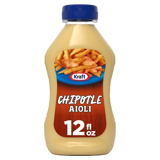 Kraft Heinz Retail Kraft Chipotle Aioli Mayonnaise, 12 Fluid Ounce - 8 Per Case