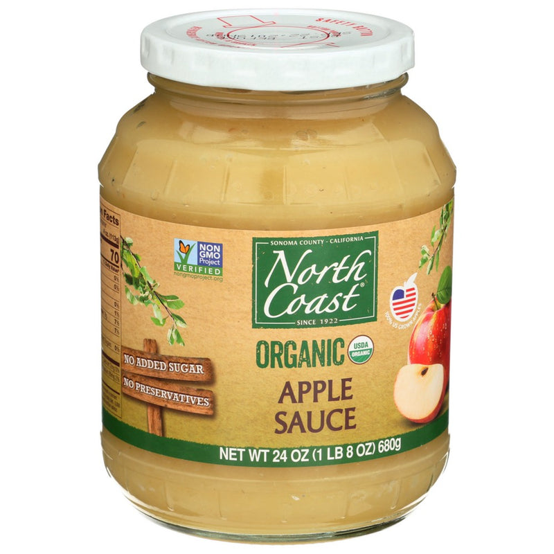 North Coast Fs0008, North Coast Organicanic Apple Sauce, 24 Oz. ,  Case of 12