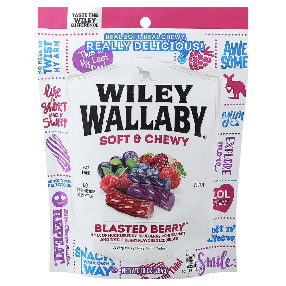 Wiley Wallaby - Licorice Blasted Berry - Case of 10-10 OZ