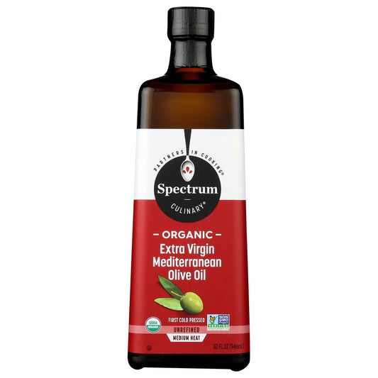 Spectrum Naturals Oil Olive Xvrgn Mediterra - 32 Fluid Ounce,  Case of 6