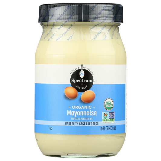 Spectrum Naturals Mayonnaise Soy Organic - 16 Ounce,  Case of 12