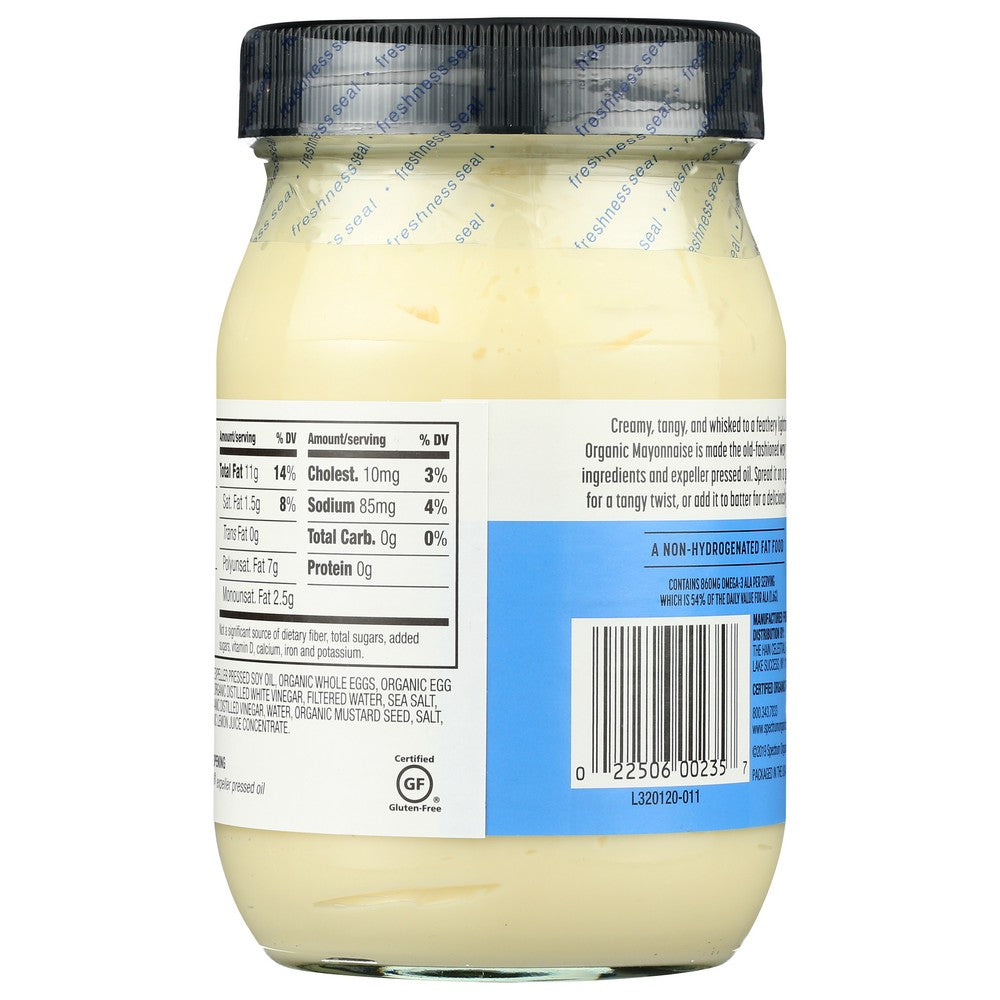 Spectrum Naturals Mayonnaise Soy Organic - 16 Ounce,  Case of 12