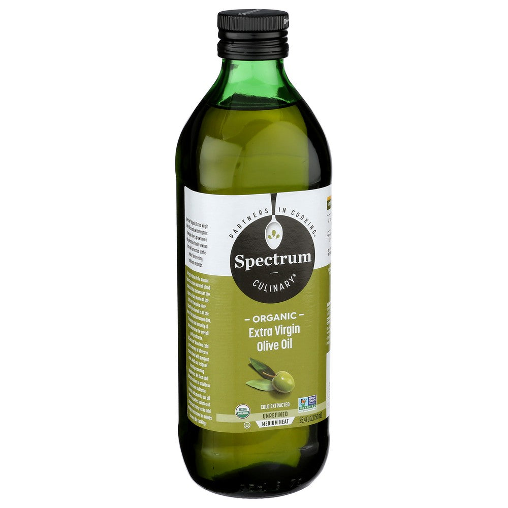 Spectrum Naturals Oil Olive Xvrgn Organic - 25 Fluid Ounce,  Case of 6