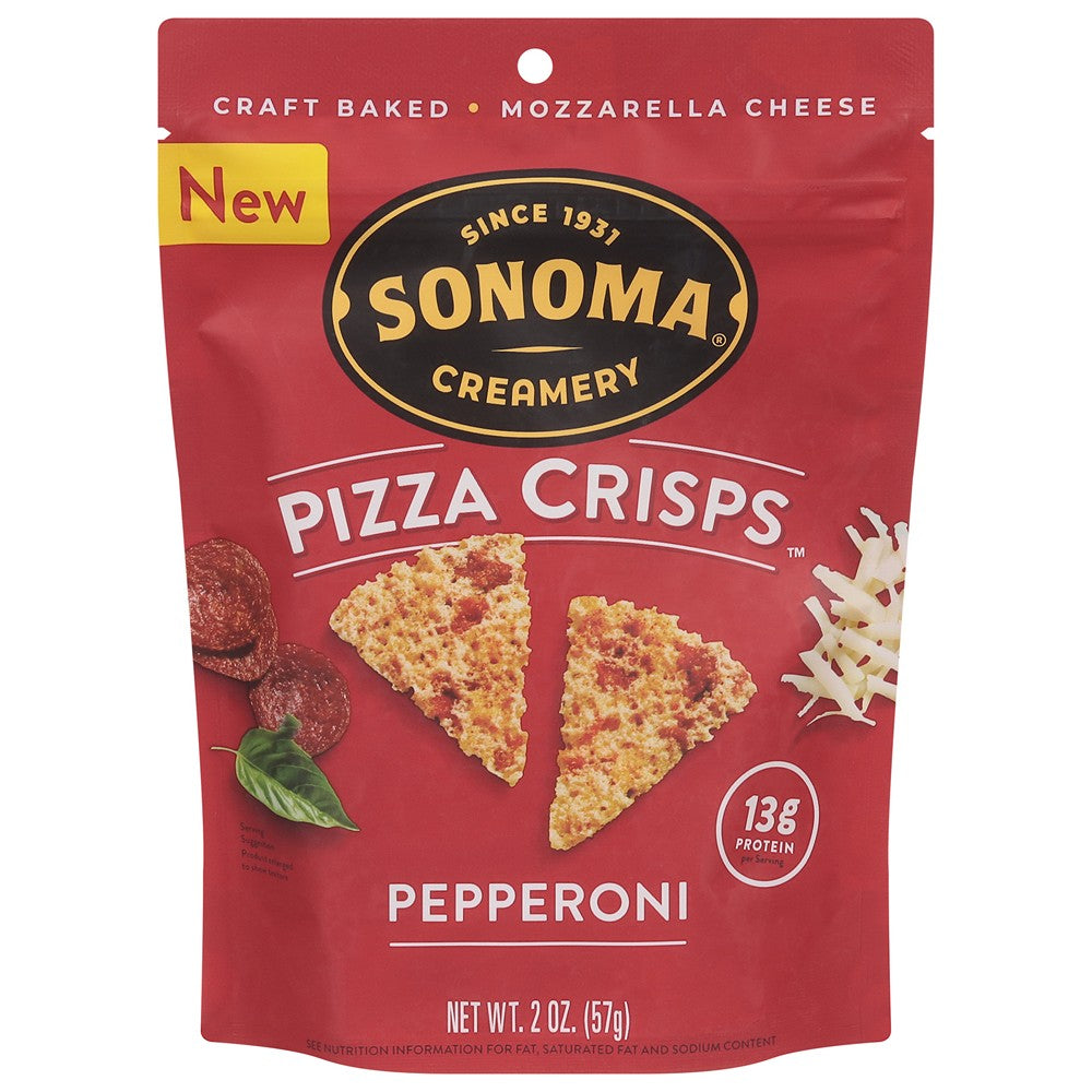 Sonoma Creamery - Crisps Pizza Pepperoni - Case of 6-2 OZ