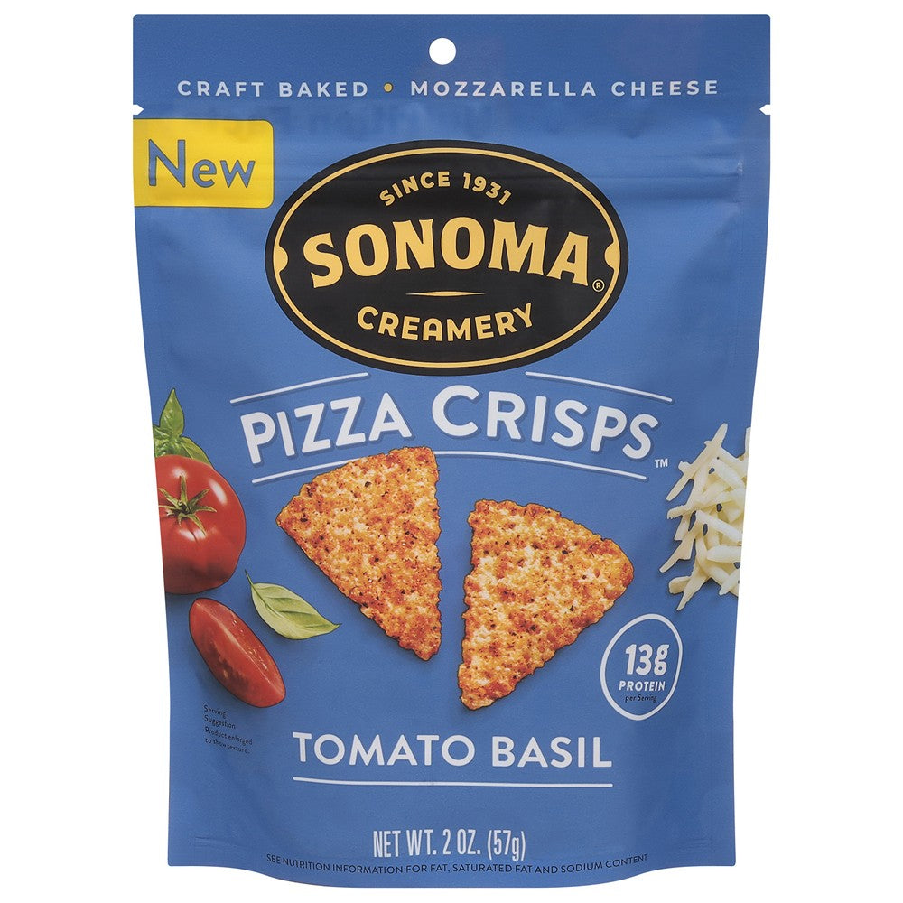 Sonoma Creamery - Crisps Pizza Tomato Basil - Case of 6-2 OZ