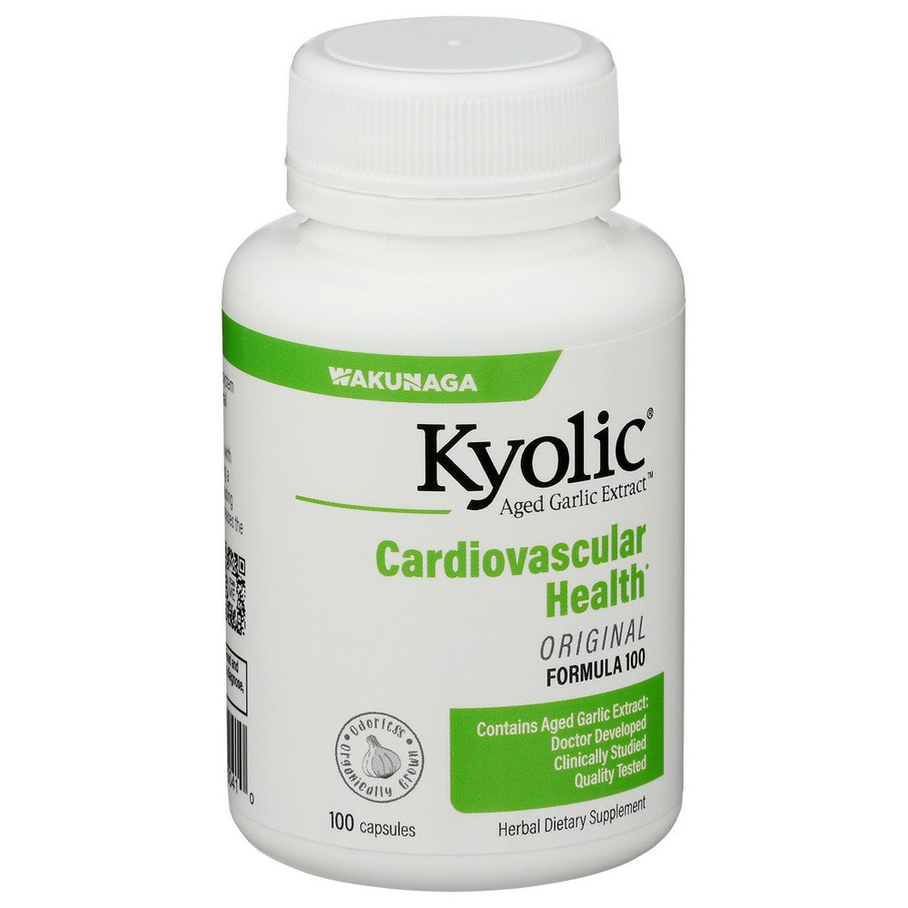 Kyolic® 100-41, Kyolic Odorless Aged Garlic Extract Supplement, 100 Capsules,  Case of 1