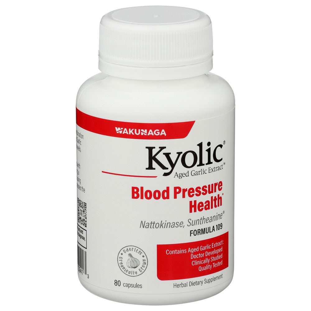 Kyolic® 109-41, Kyolic Blood Pressure Health Formula 109, 80 Capsules,  Case of 1