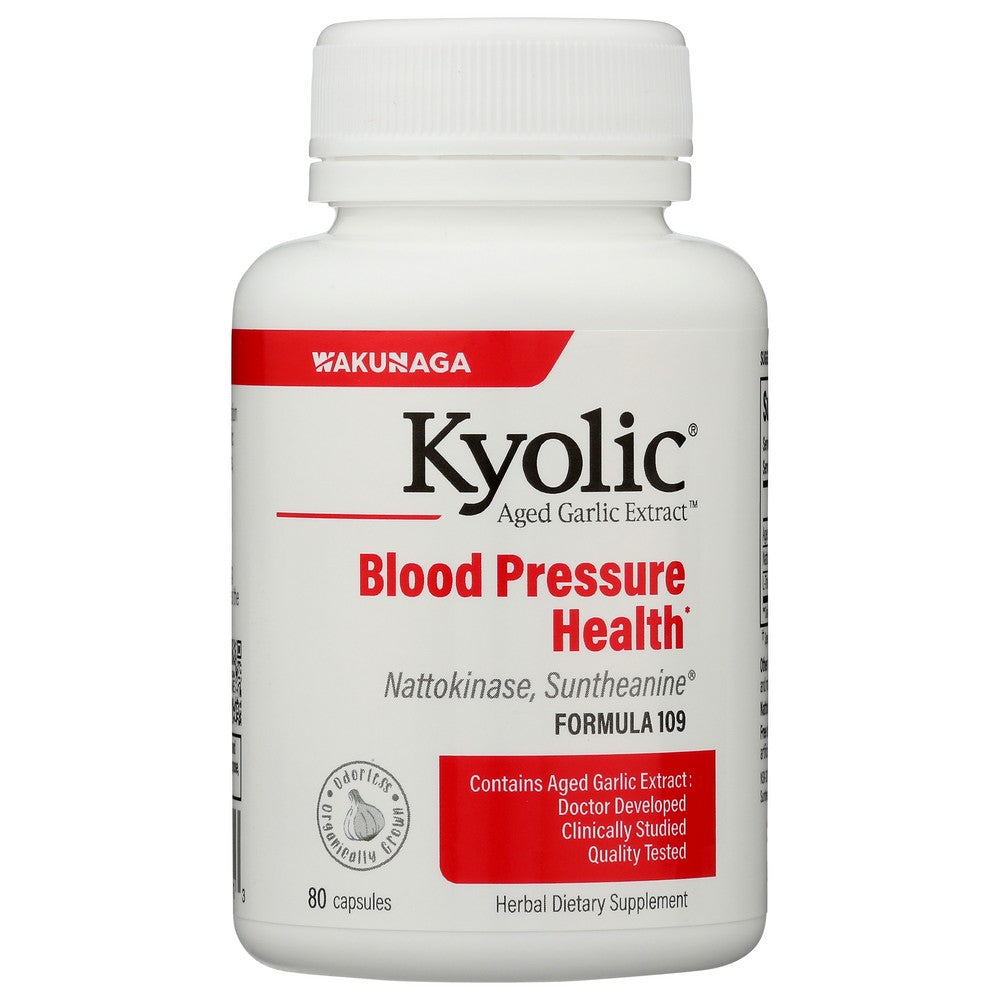 Kyolic® 109-41, Kyolic Blood Pressure Health Formula 109, 80 Capsules,  Case of 1