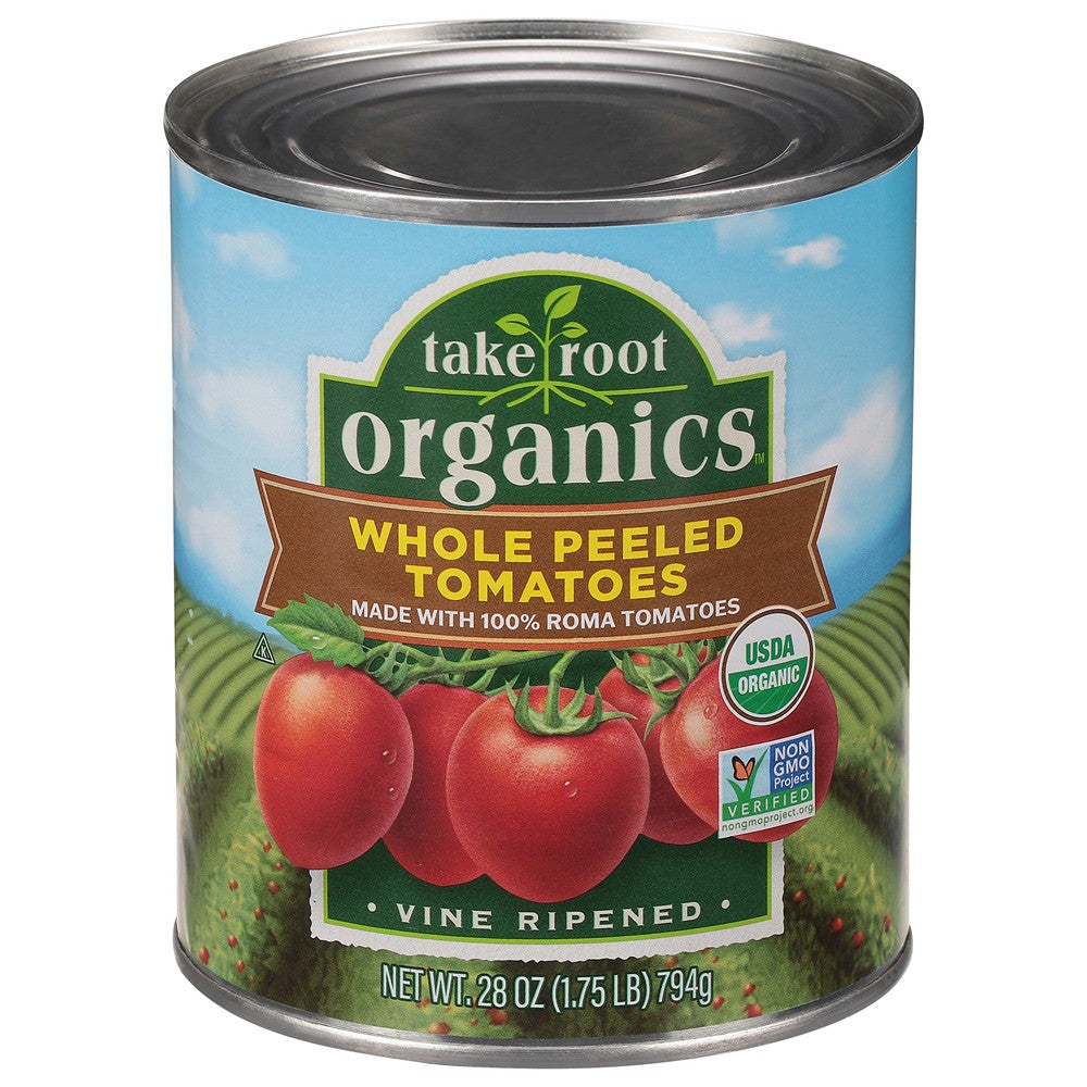 Take Root Organics - Tomatoes Organic Whole Peeled - Case of 6-28 OZ