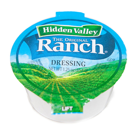Hidden Valley Original Ranch Dipping Sauce Round Portion Control Cups, 1.25 Ounce, 96 Per Case