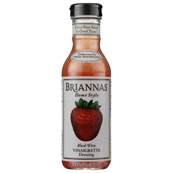 Briannas Drssng Vngrt Blush Wine - 12 Ounce, Case of 6