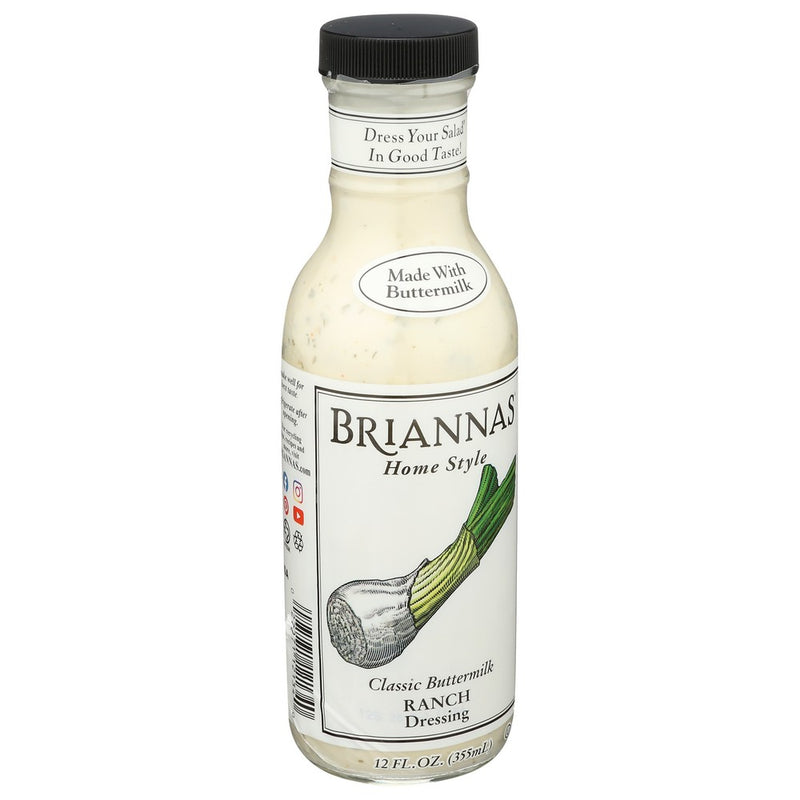 Briannas Drssng Bttrmlk Rnch Classic - 12 Ounce, Case of 6