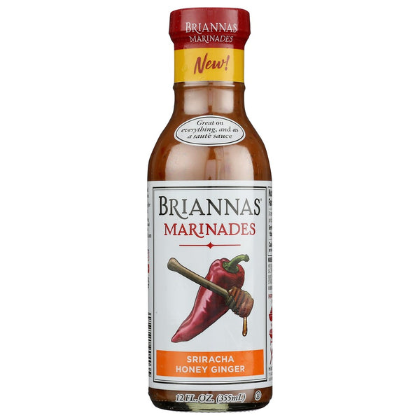 Briannas Marinade Sracha Hny Gngr - 12 Ounce, Case of 6