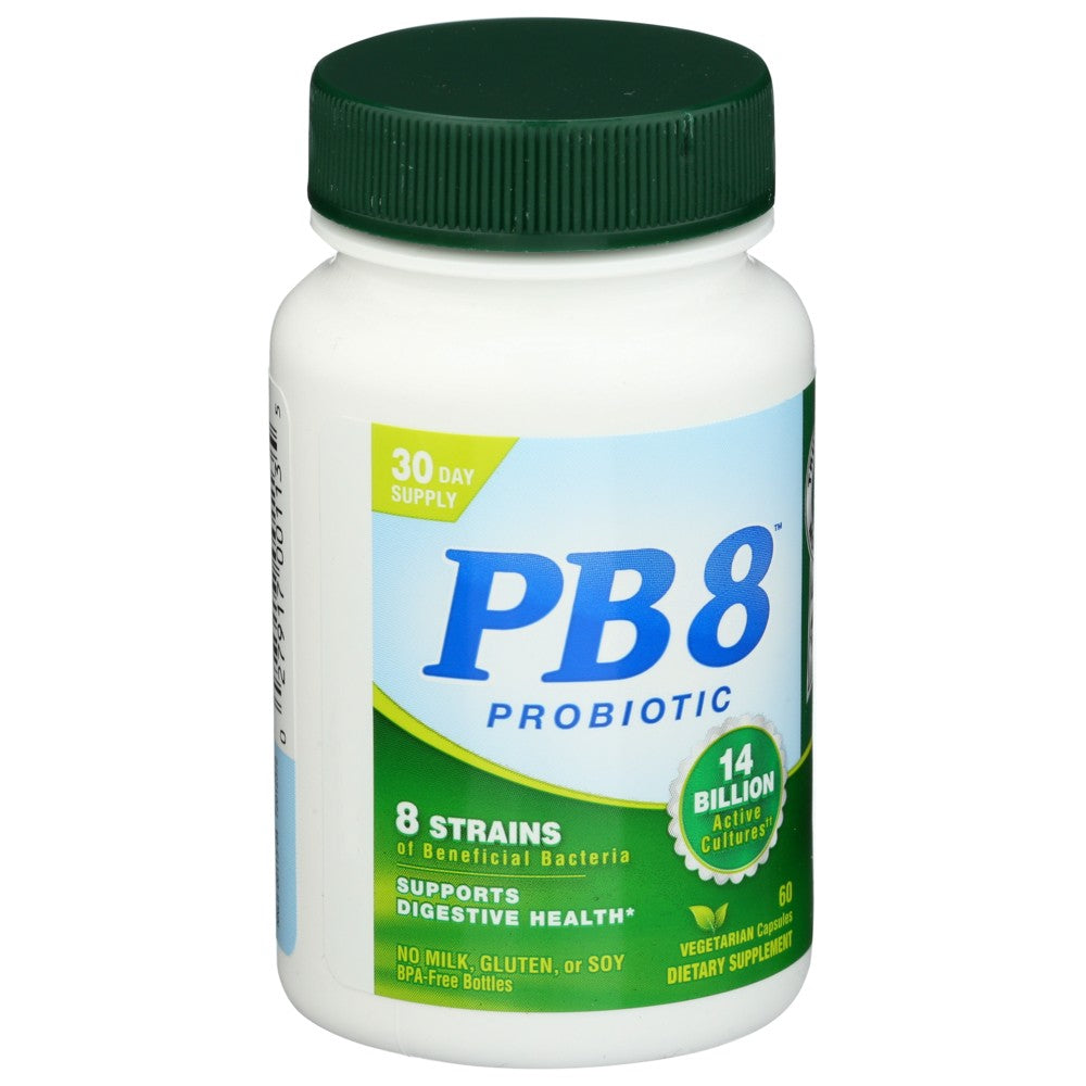 Pb 8™ 10028, Pb 8 Probiotic, Vegetarian Formula, 60 Vegetarian Capsules,  Case of 1