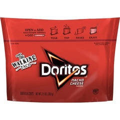 Pepsi-Co Frito Lay Doritos Nacho Cheese The Walking Taco Plastic Bag 2.5 Ounce Size - 18 Per Case