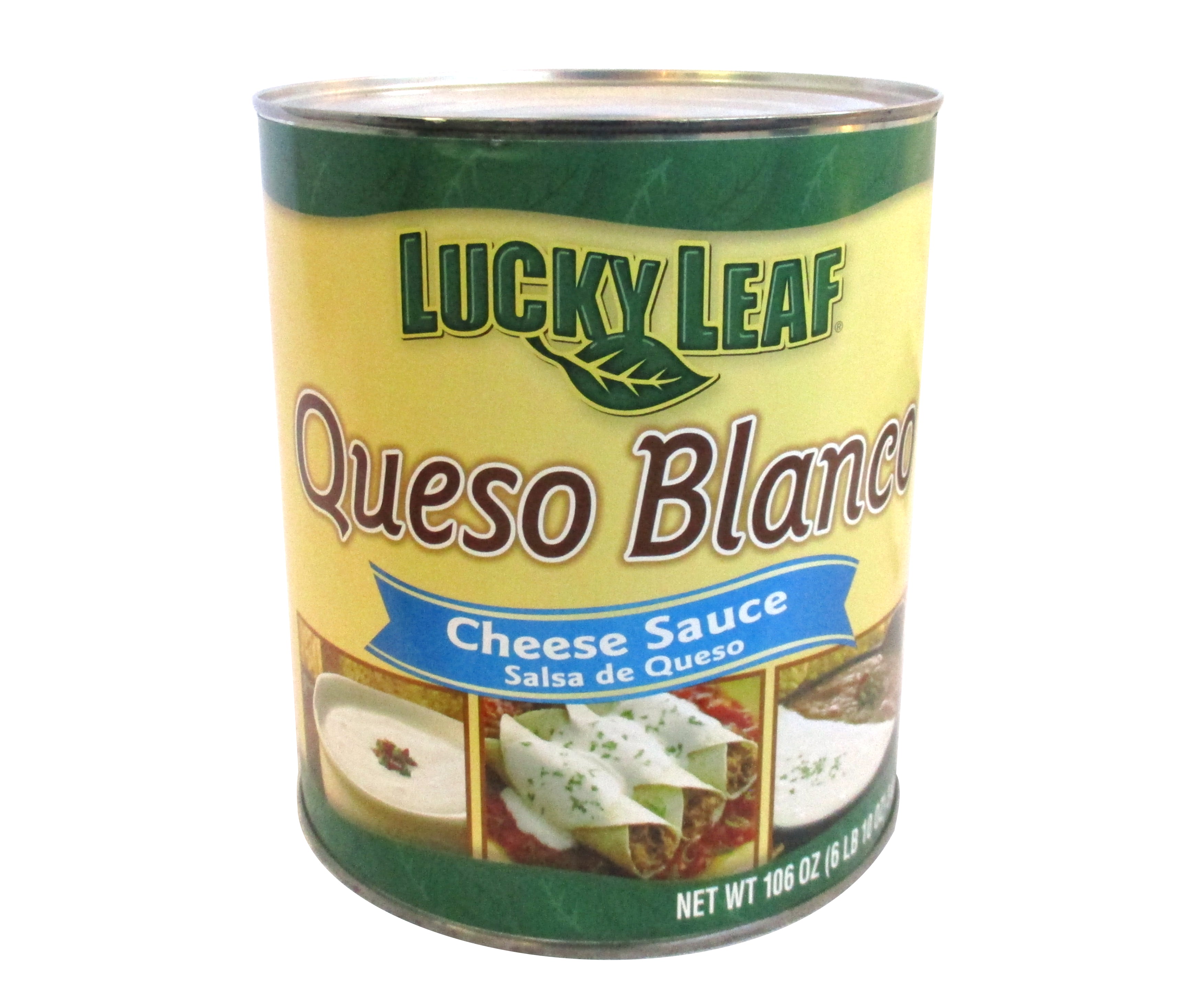 Lucky Leaf Queso Blanco Cheese Sauce Salsade Queso Cans 106 Ounce Size - 3 Per Case
