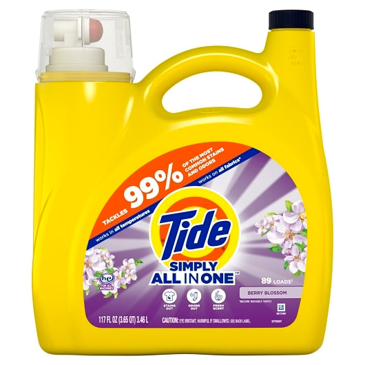 P&g Retail Tide High Suds Berry Blossom Laundry Detergent 4 - 117 Fo - 117 Fluid Ounce - 4 Per Case
