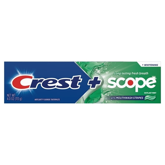 P&g Retail- Health & Beauty Crest Scope Outlast Dentifrice 24 - 4 Ounce