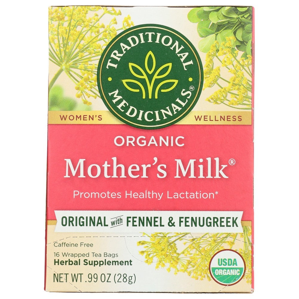 Traditional Medicinals Tea Mothers Milk Organic3 - 16 Bag,  Case of 6