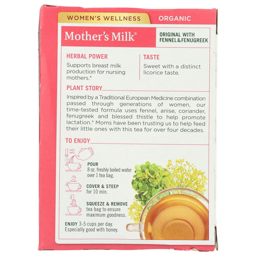 Traditional Medicinals Tea Mothers Milk Organic3 - 16 Bag,  Case of 6