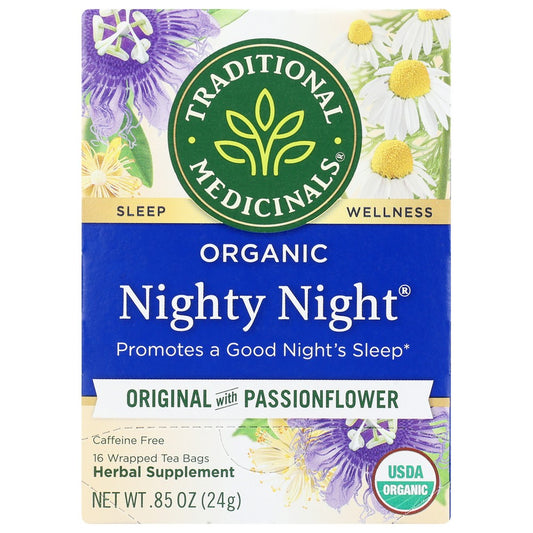 Traditional Medicinals Tea Nighty Night Organic - 16 Bag,  Case of 6