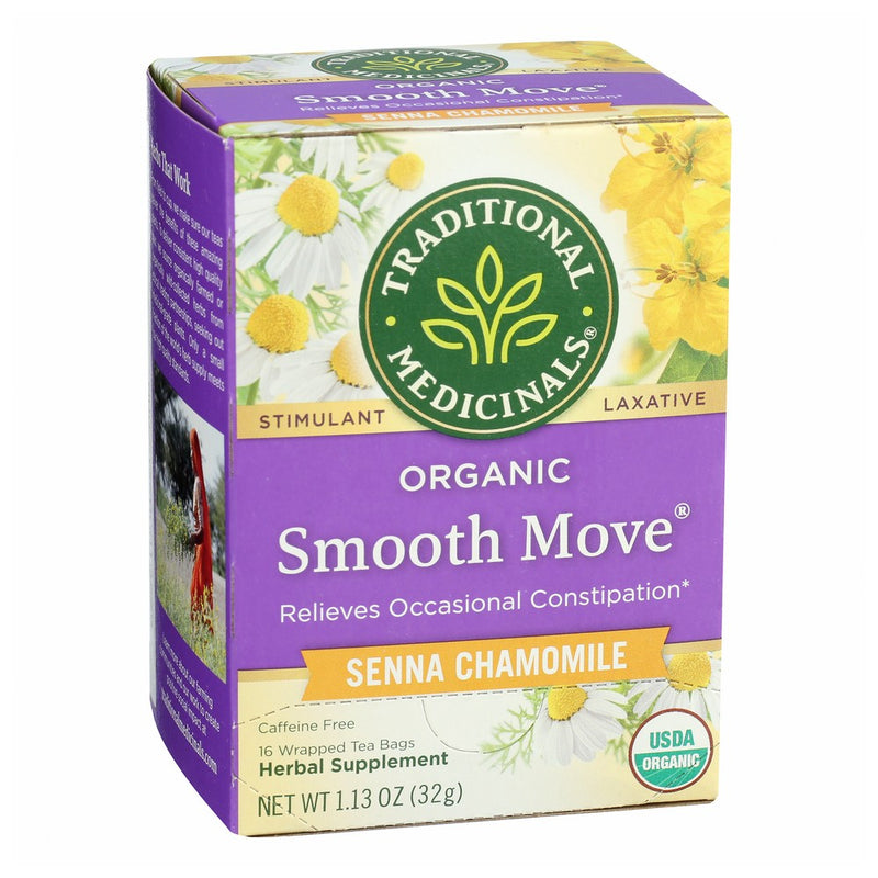 Traditional Medicinals Tea Smooth Move Chmmle - 16 Bag, Case of 6