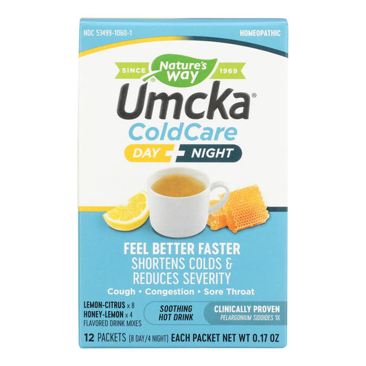 Nature's Way - Umcka Coldcare Drink - Day and Night - 12 count