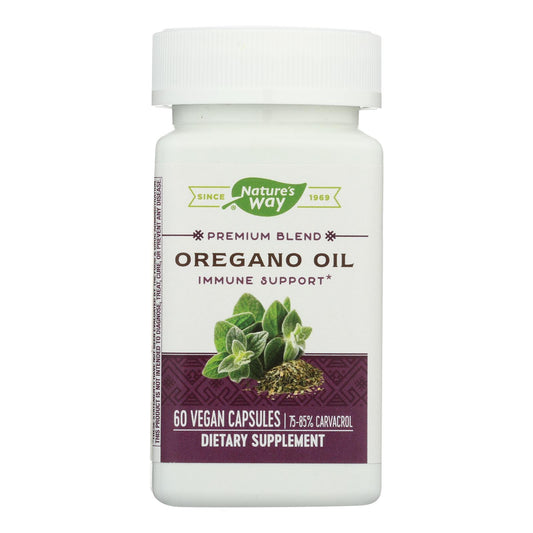 Nature's Way - Oregano Oil Standardized - 60 Vegetarian Capsules