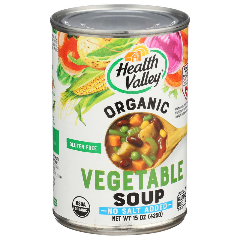 Health Valley Soup Vegetable Ns Organic - 15 Ounce, Case of 12