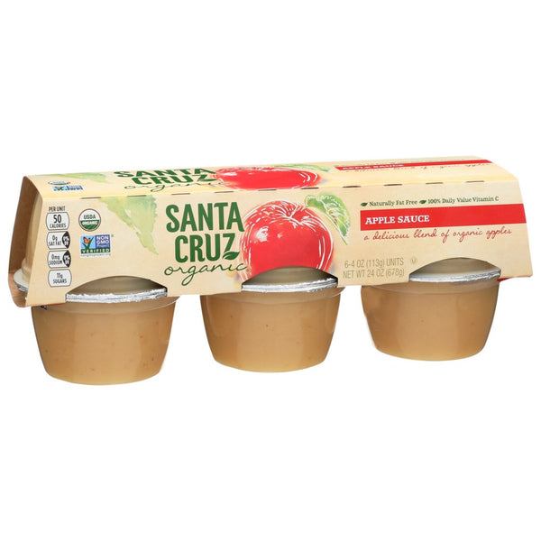 Santa Cruz Applesauce 6pk - 24 Ounce, Case of 12