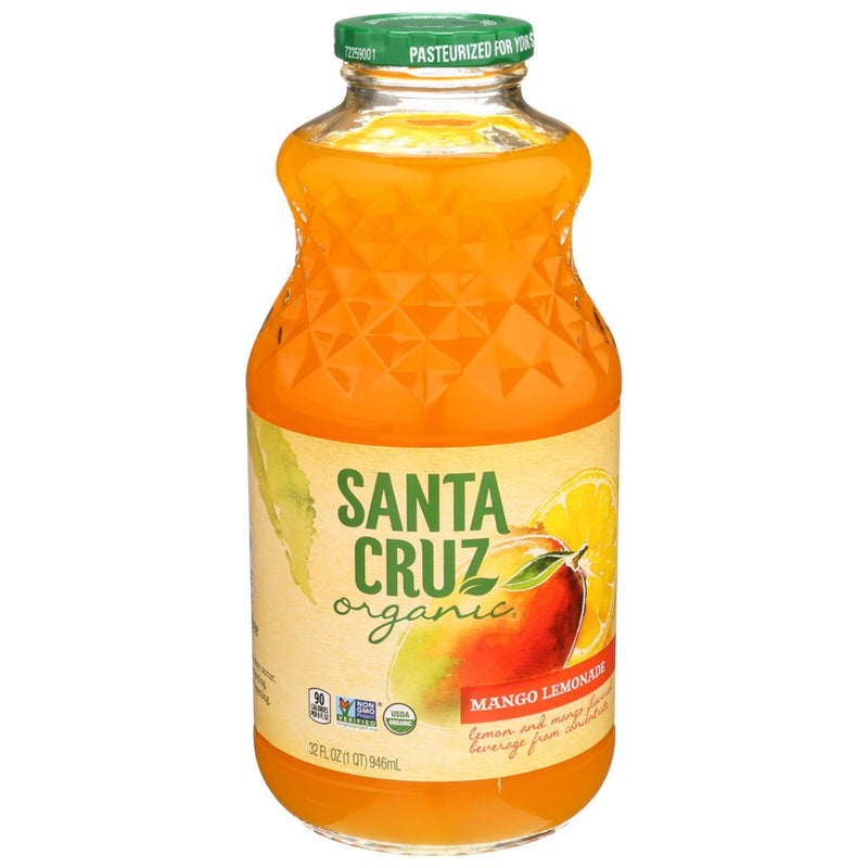 Santa Cruz Juice Mango Lemonade - 32 Fluid Ounce, Case of 12