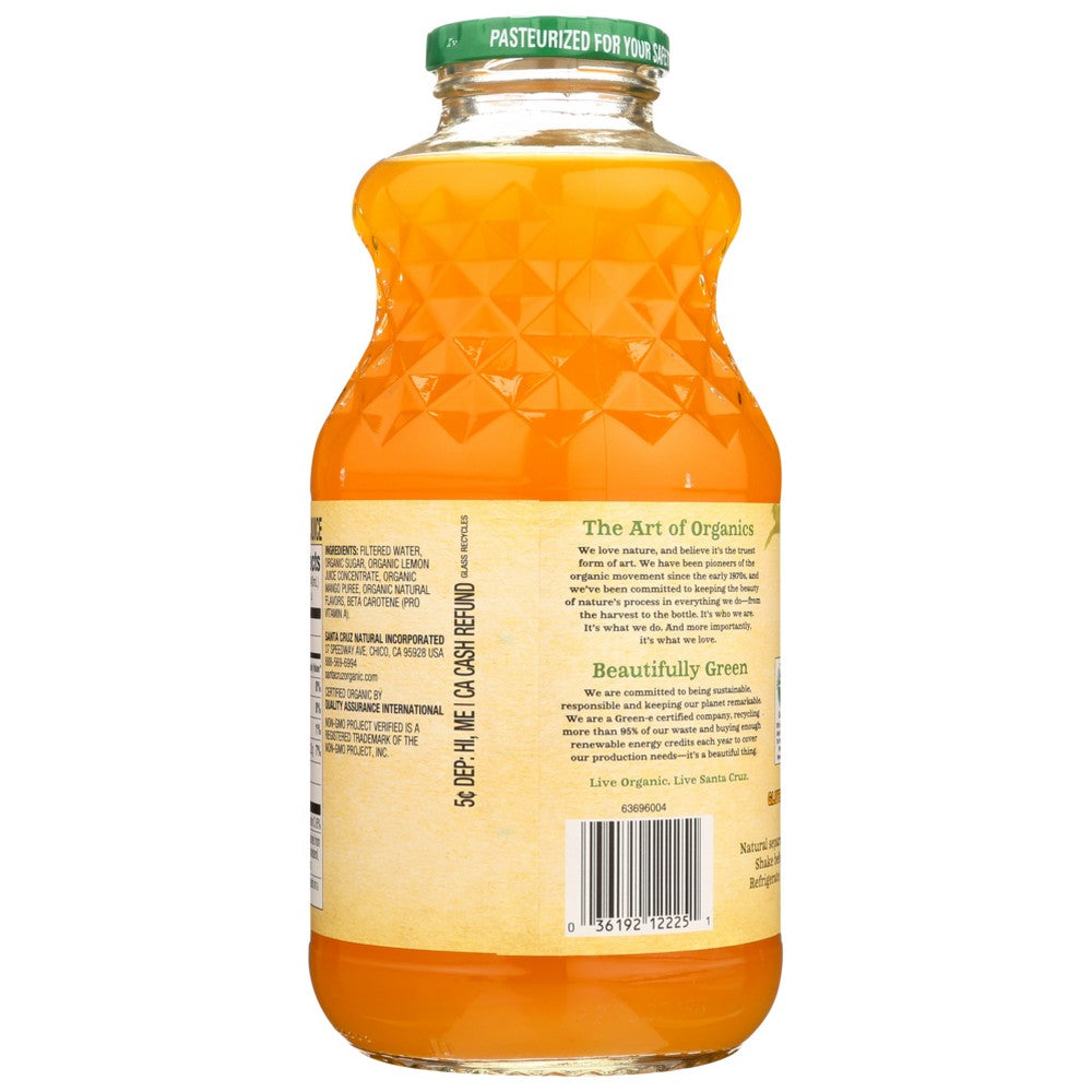 Santa Cruz Juice Mango Lemonade - 32 Fluid Ounce,  Case of 12