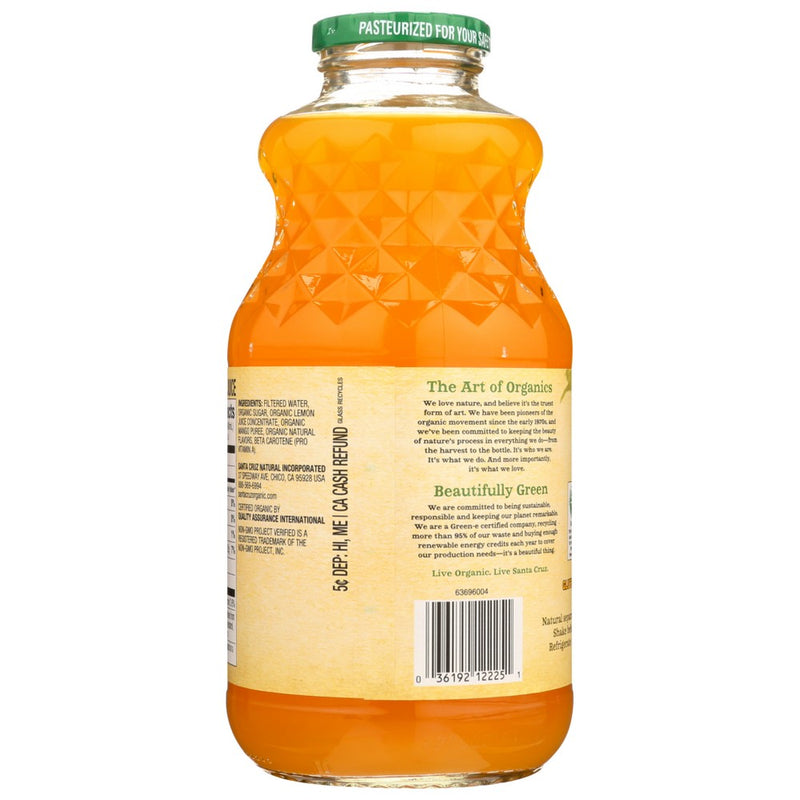 Santa Cruz Juice Mango Lemonade - 32 Fluid Ounce, Case of 12