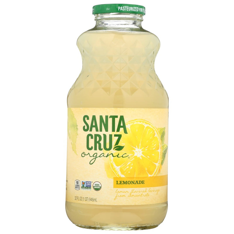 Santa Cruz Juice Lemonade Organic - 32 Fluid Ounce, Case of 12