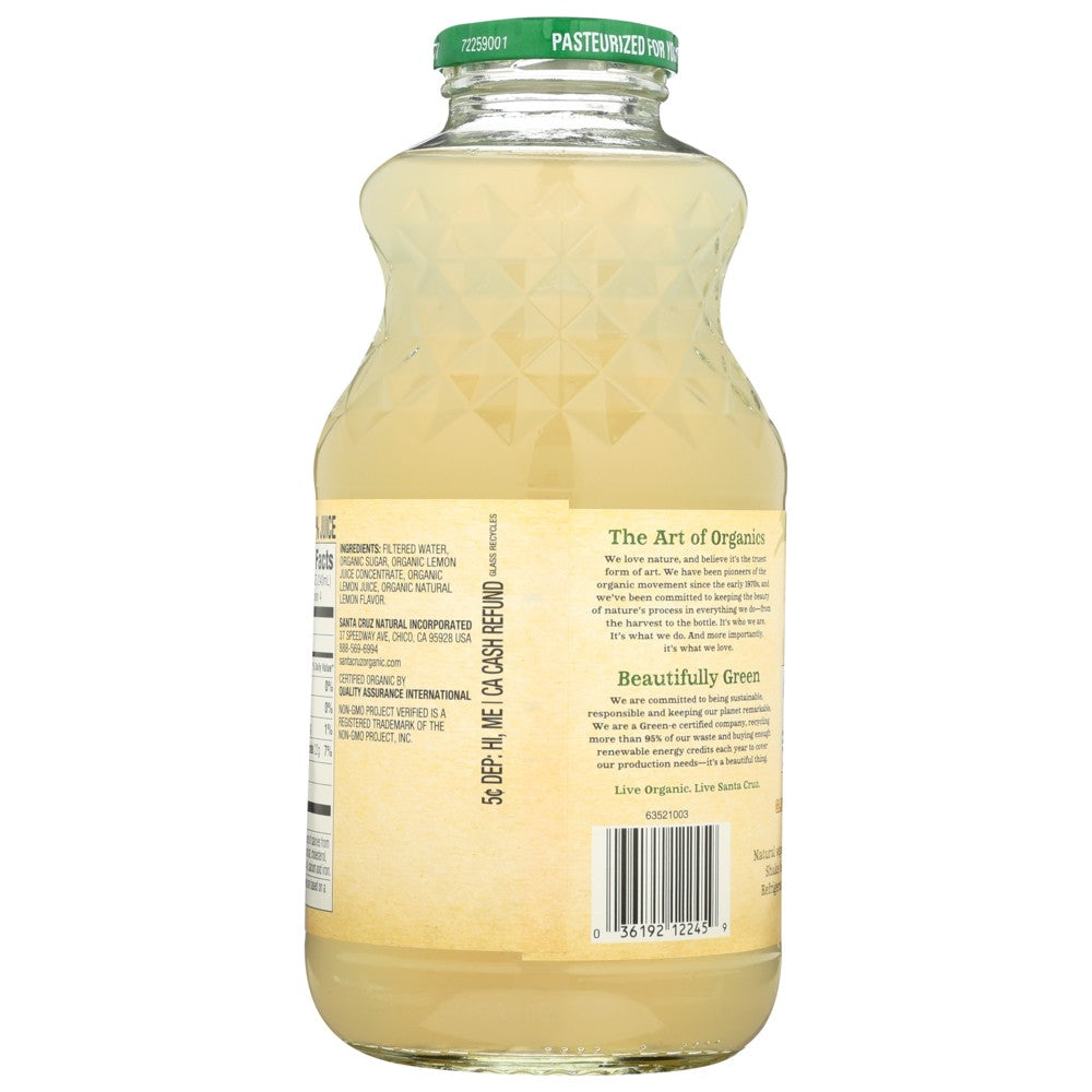 Santa Cruz Juice Lemonade Organic - 32 Fluid Ounce,  Case of 12