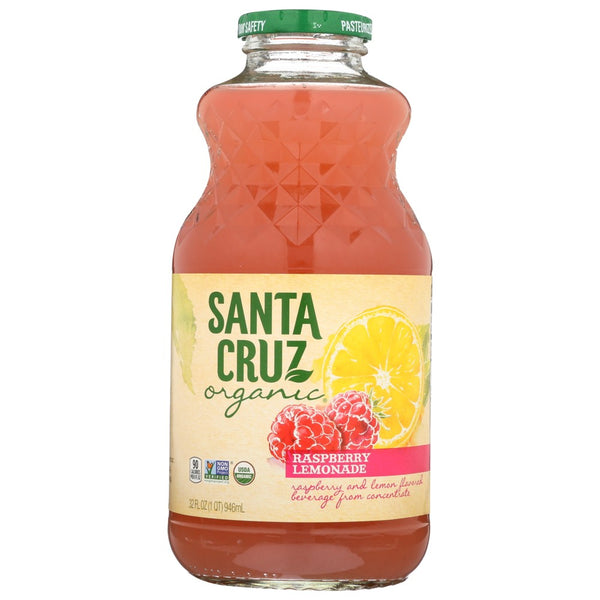 Santa Cruz Juice Raspbrry Lemonade - 32 Fluid Ounce,  Case of 12