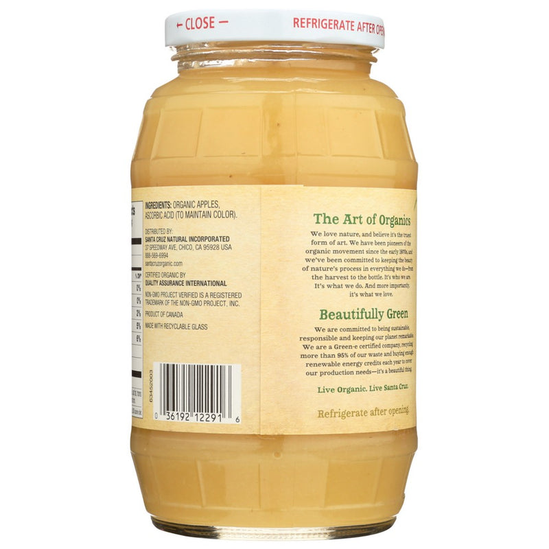 Santa Cruz Applesauce - 23 Ounce, Case of 6