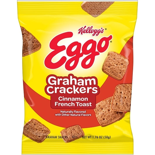 Kellogg's Eggo Graham Crackers Cinnamon French Toast, 1.76 Ounce, 100 Per Case