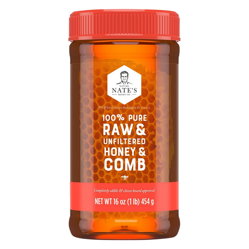 Nature Nate's - Honey Raw Unfltr Comb - Case of 6-16 FZ