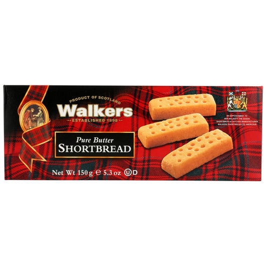 Walkers Shortbread Fngr Clsc - 5 Ounce,  Case of 12