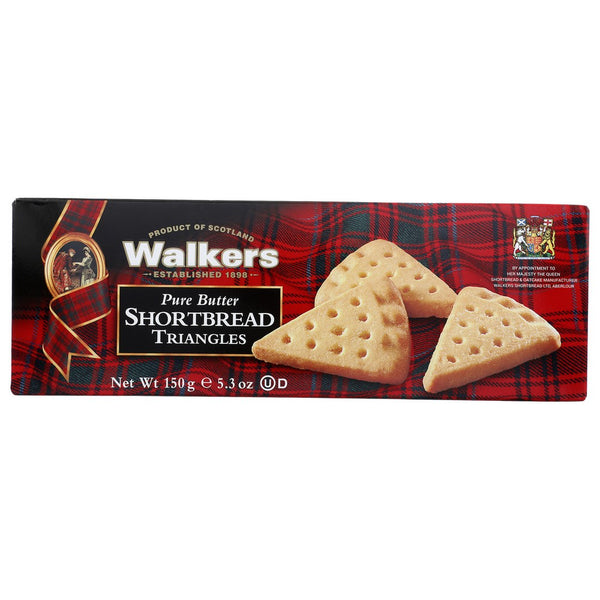 Walkers Shortbread Triangle - 5 Ounce, Case of 12